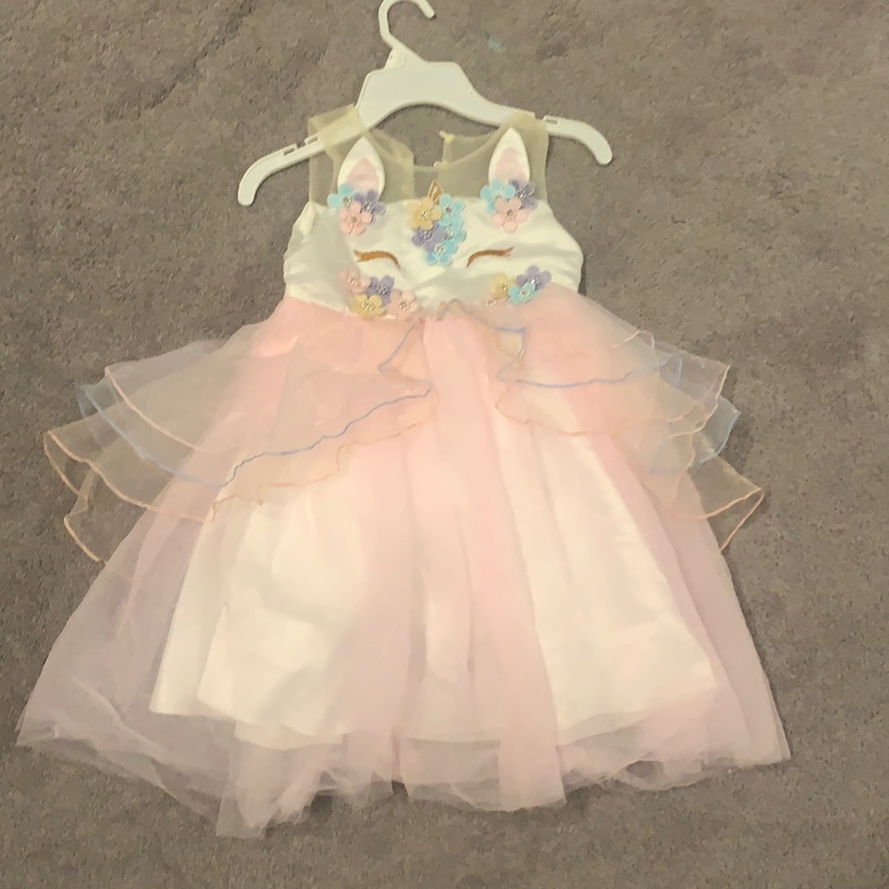Unicorn dress size 4t - Picture 1 of 2